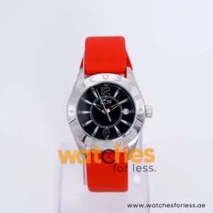 Lacoste Women’s Quartz Red Silicone Strap Black Dial 37mm Watch 2000496 UAE DUBAI AJMAN SHARJAH ABU DHABI RAS AL KHAIMA UMM UL QUWAIN ALAIN FUJAIRAH