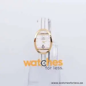 Lorus Women’s Quartz White Leather Strap White Dial 27mm Watch RRW14EX9