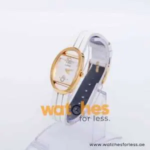Lorus Women’s Quartz White Leather Strap White Dial 27mm Watch RRW14EX9