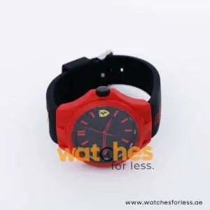 Ferrari Men’s Quartz Black Silicone Strap Black Dial 44mm Watch 0830287