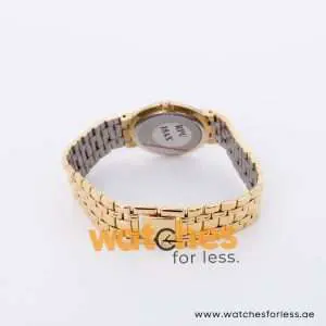 Lorus Women’s Quartz Gold Stainless Steel White Dial 33mm Watch RPU18AX