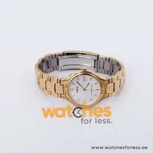 Lorus Men’s Quartz Gold Stainless Steel Champagne Dial 34mm Watch RXD66CX9