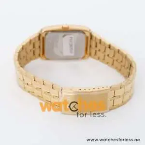 Pulsar Men’s Quartz Gold Stainless Steel Gold Dial 31mm Watch PXF280X1F