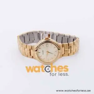Pulsar Men’s Quartz Gold Stainless Steel Champagne Dial 35mm Watch PXD778X9