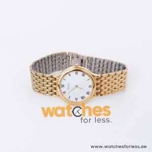 Pulsar Women’s Quartz Gold Stainless Steel White Dial 33mm Watch PTC066X