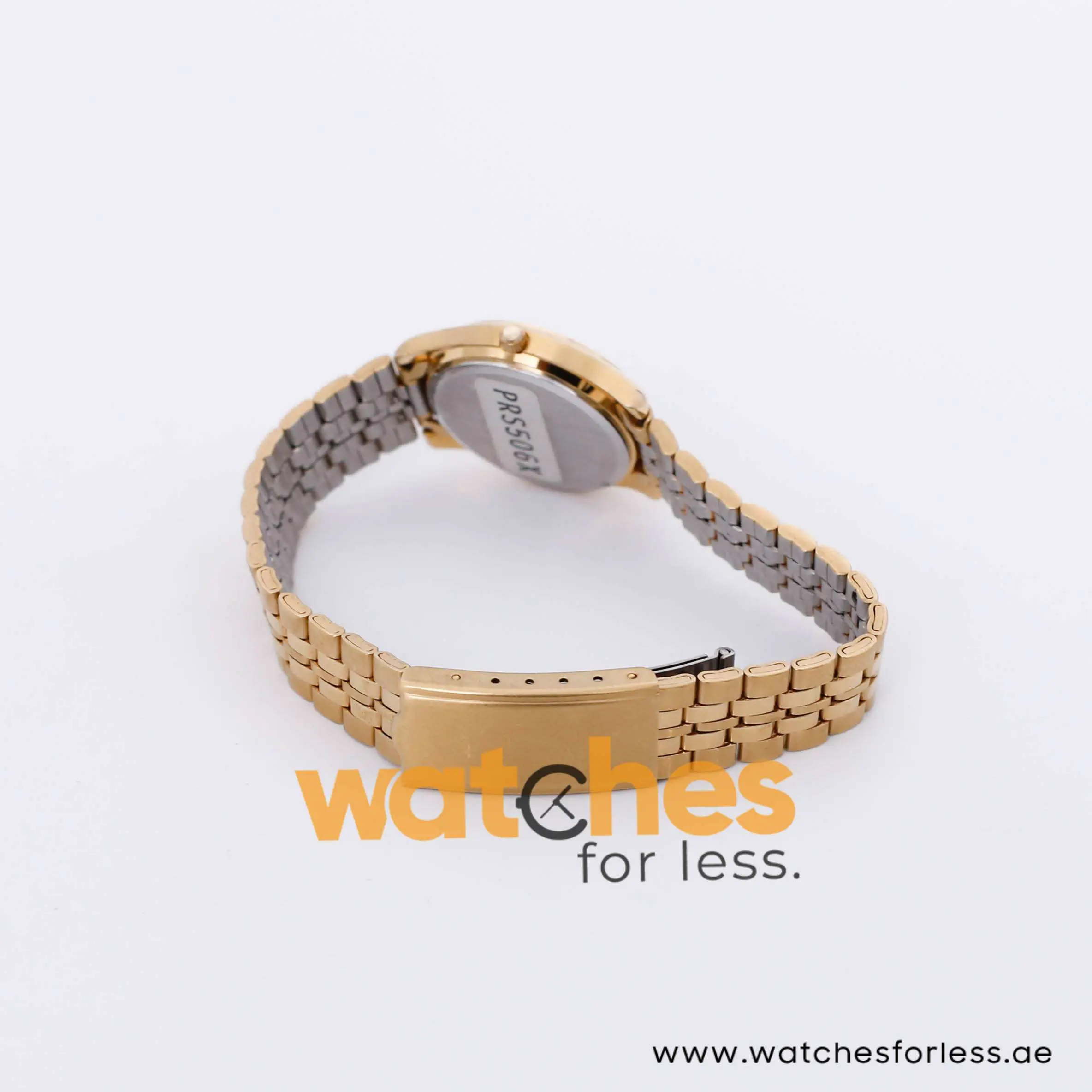 Pulsar Women’s Quartz Gold Stainless Steel Gold Dial 28mm Watch PRS506X