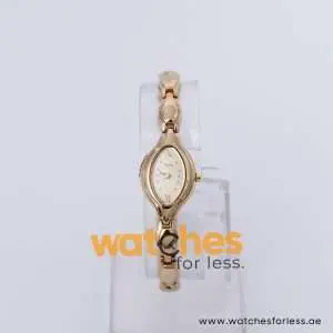 Pulsar Women’s Quartz Gold Stainless Steel Champagne Dial 19mm Watch PTC312X1