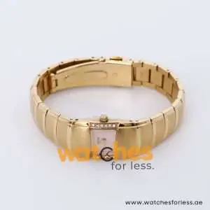 Pulsar Women’s Quartz Gold Stainless Steel Light Pink Dial 18mm Watch PEG722X1