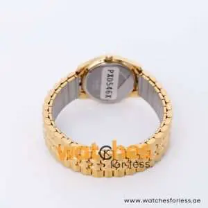 Pulsar Women’s Quartz Gold Stainless Steel Beige Dial 27mm Watch PXD546X