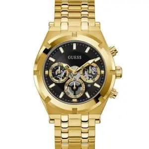 Guess Men’s Quartz Stainless Steel Black Dial 44mm Watch GW0260G2 UAE DUBAI AJMAN SHARJAH ABU DHABI RAS AL KHAIMA UMM UL QUWAIN ALAIN FUJAIRAH
