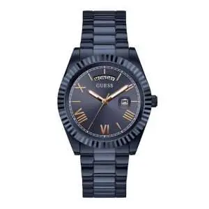 Guess Men’s Quartz Blue Stainless Steel Blue Dial 42mm Watch GW0265G9 UAE DUBAI AJMAN SHARJAH ABU DHABI RAS AL KHAIMA UMM UL QUWAIN ALAIN FUJAIRAH