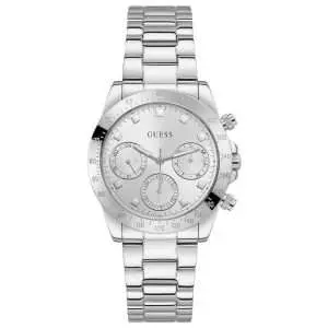 Guess Women’s Quartz Silver Stainless Steel Silver Dial 38mm Watch GW0314L1 UAE DUBAI AJMAN SHARJAH ABU DHABI RAS AL KHAIMA UMM UL QUWAIN ALAIN FUJAIRAH