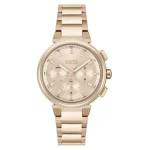 Hugo Boss Women’s Quartz Rose Gold Stainless Steel Rose Gold Dial 38mm Watch 1502678 UAE DUBAI AJMAN SHARJAH ABU DHABI RAS AL KHAIMA UMM UL QUWAIN ALAIN FUJAIRAH