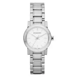 Burberry Women’s Quartz Silver Stainless Steel Silver Dial 26mm Watch BU9200