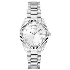 Guess Women’s Quartz Silver Stainless Steel Silver Dial 36mm Watch GW0308L1 UAE DUBAI AJMAN SHARJAH ABU DHABI RAS AL KHAIMA UMM UL QUWAIN ALAIN FUJAIRAH