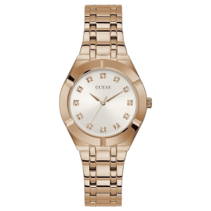 Guess Women’s Quartz Rose Gold Stainless Steel White Dial 36mm Watch GW0114L3 UAE DUBAI AJMAN SHARJAH ABU DHABI RAS AL KHAIMA UMM UL QUWAIN ALAIN FUJAIRAH