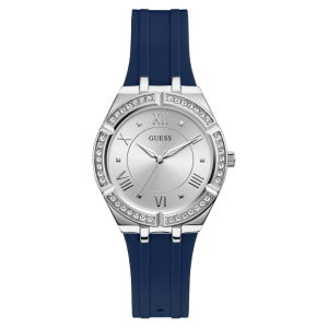 Guess Women’s Quartz Blue Silicone Strap Silver Dial 36mm Watch GW0034L5 UAE DUBAI AJMAN SHARJAH ABU DHABI RAS AL KHAIMA UMM UL QUWAIN ALAIN FUJAIRAH