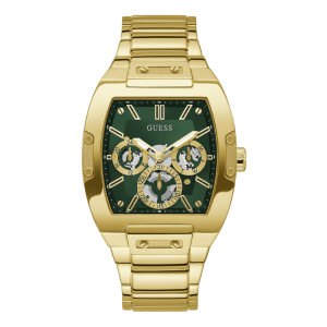 Guess Men’s Quartz Gold Stainless Steel Green Dial 43mm Watch GW0456G3 UAE DUBAI AJMAN SHARJAH ABU DHABI RAS AL KHAIMA UMM UL QUWAIN ALAIN FUJAIRAH