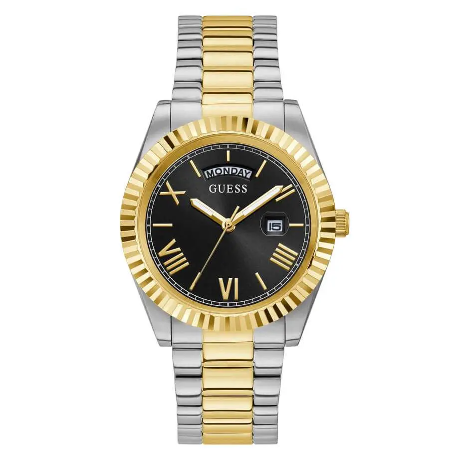 Guess Men’s Quartz Stainless Steel Black Dial 42mm Watch GW0265G5 UAE DUBAI AJMAN SHARJAH ABU DHABI RAS AL KHAIMA UMM UL QUWAIN ALAIN FUJAIRAH