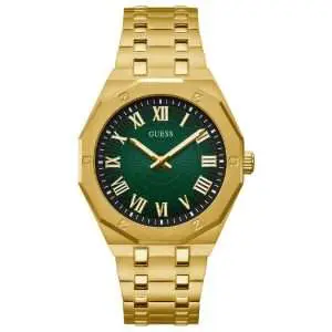 Guess Men’s Quartz Gold Stainless Steel Green Dial 42mm Watch GW0575G2 UAE DUBAI AJMAN SHARJAH ABU DHABI RAS AL KHAIMA UMM UL QUWAIN ALAIN FUJAIRAH