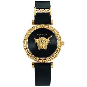 Versace Women’s Quartz Swiss Made Black Leather Strap Black Dial 37mm Watch VEDV00119 UAE DUBAI AJMAN SHARJAH ABU DHABI RAS AL KHAIMA UMM UL QUWAIN ALAIN FUJAIRAH