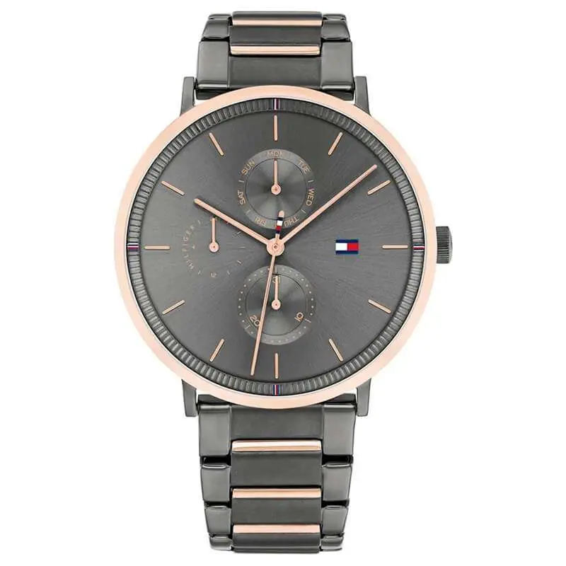 Tommy Hilfiger Women’s Quartz Two-tone Stainless Steel Grey Dial 38mm Watch 1782300