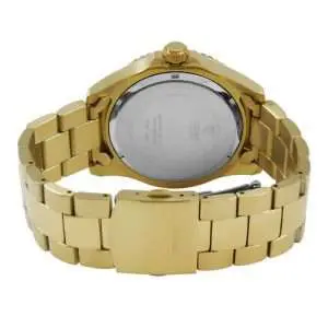 Guess Men’s Quartz Gold Steel Blue Dial 44mm Watch W0172G5