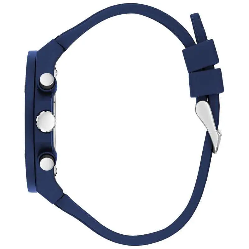 Guess Men’s Quartz Blue Silicon Strap Blue Dial 46mm Watch GW0268G3 UAE DUBAI AJMAN SHARJAH ABU DHABI RAS AL KHAIMA UMM UL QUWAIN ALAIN FUJAIRAH