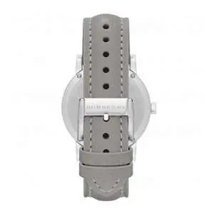 Burberry Women’s Quartz Grey Leather Strap Grey Dial 38mm Watch BU9036