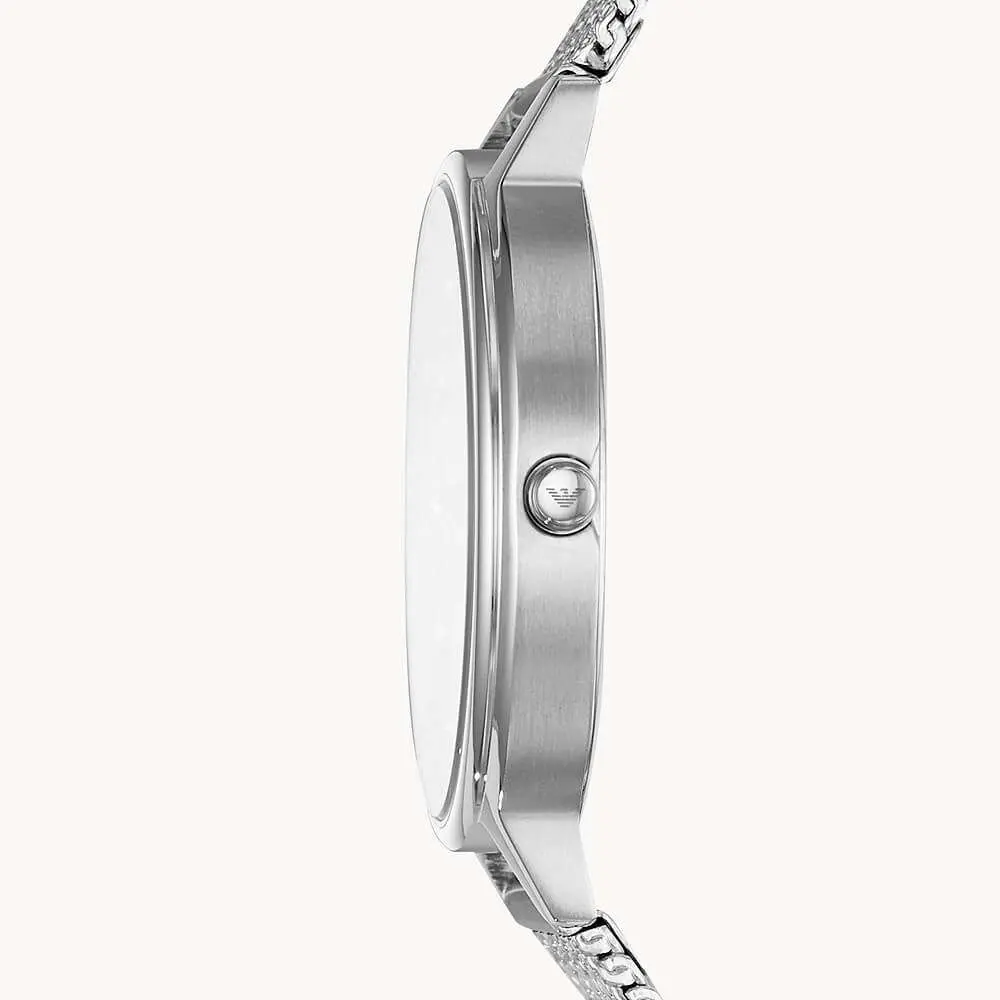 Emporio Armani Women’s Quartz Stainless Steel Silver Dial 32mm Watch AR11128 UAE DUBAI AJMAN SHARJAH ABU DHABI RAS AL KHAIMA UMM UL QUWAIN ALAIN FUJAIRAH