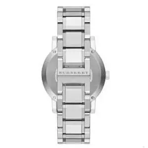Burberry Women’s Quartz Silver Stainless Steel Pink Dial 34mm Watch BU9124