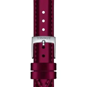 Tissot Women’s Quartz Swiss Made Dark Pink Leather Strap Dark Pink Dial 34mm Watch T143.210.17.331.00 UAE DUBAI AJMAN SHARJAH ABU DHABI RAS AL KHAIMA UMM UL QUWAIN ALAIN FUJAIRAH