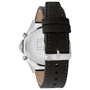 Tommy Hilfiger Men’s Quartz Black Leather Strap Black Dial 46mm Watch 1791984 UAE DUBAI AJMAN SHARJAH ABU DHABI RAS AL KHAIMA UMM UL QUWAIN ALAIN FUJAIRAH