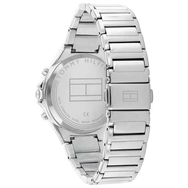 Tommy Hilfiger Women’s Quartz Silver Stainless Steel Pink Dial 38mm Watch 1782279