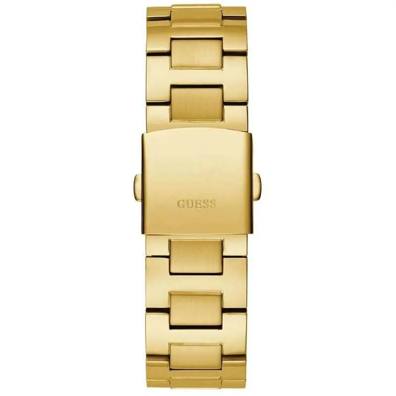 Guess Men’s Quartz Gold Stainless Steel Black Dial 46mm Watch GW0489G2 UAE DUBAI AJMAN SHARJAH ABU DHABI RAS AL KHAIMA UMM UL QUWAIN ALAIN FUJAIRAH