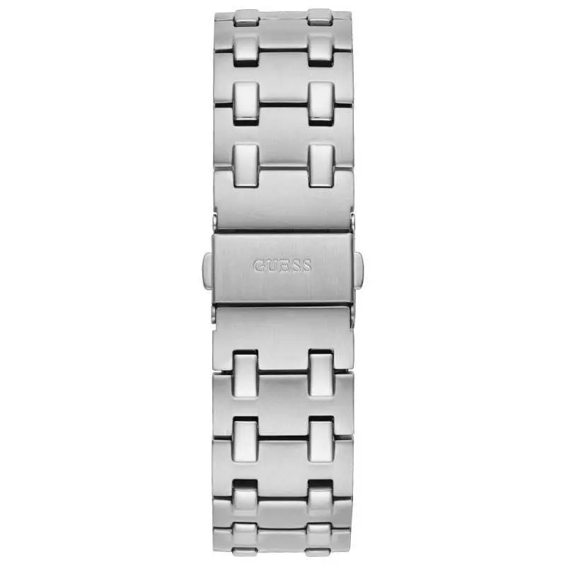 Guess Men’s Quartz Silver Stainless Steel Black Dial 42mm Watch GW0575G1 UAE DUBAI AJMAN SHARJAH ABU DHABI RAS AL KHAIMA UMM UL QUWAIN ALAIN FUJAIRAH