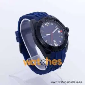 Tommy Hilfiger Men’s Quartz Blue Silicone Strap Blue Dial 46mm Watch 1791040 UAE DUBAI AJMAN SHARJAH ABU DHABI RAS AL KHAIMA UMM UL QUWAIN ALAIN FUJAIRAH