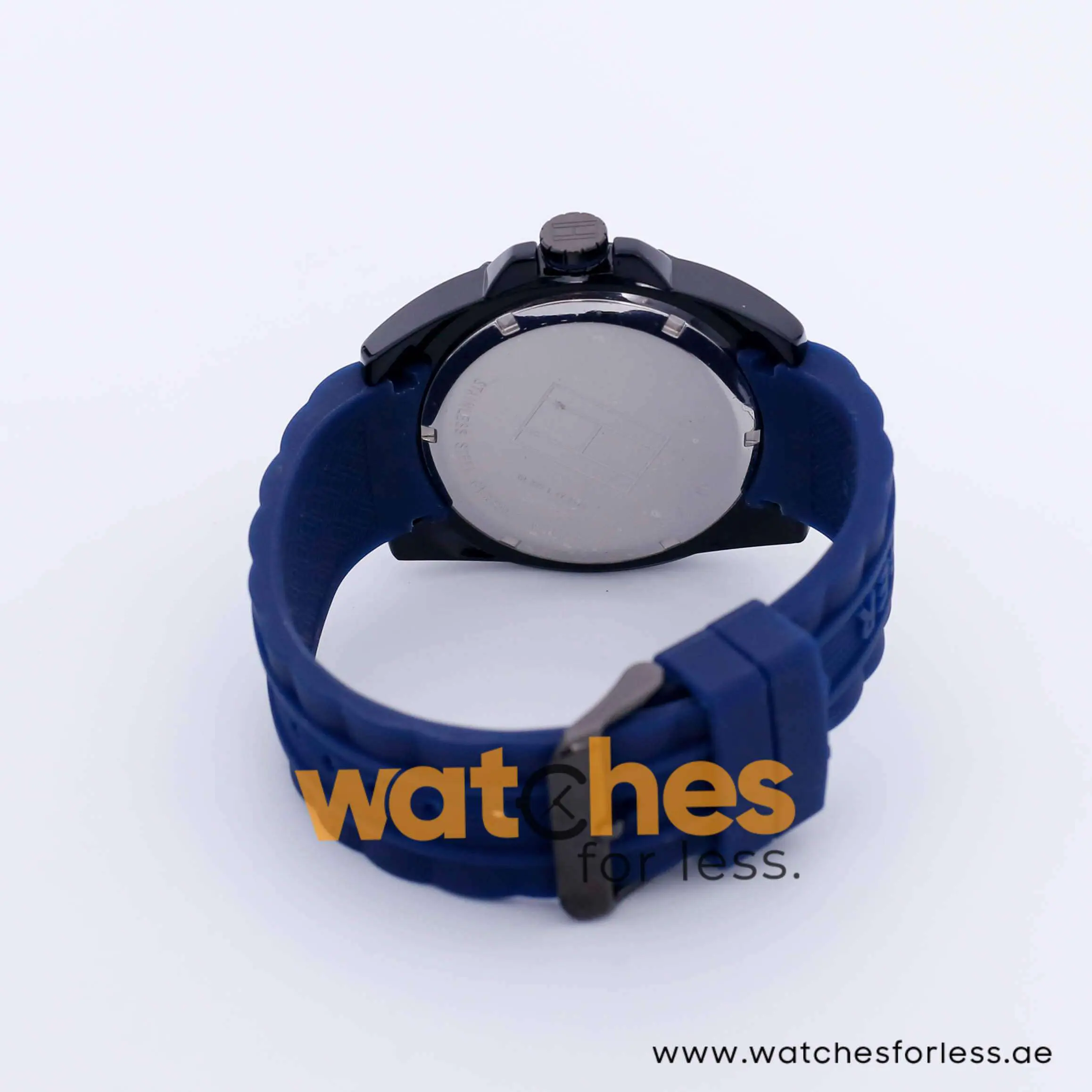 Tommy Hilfiger Men’s Quartz Blue Silicone Strap Blue Dial 46mm Watch 1791040 UAE DUBAI AJMAN SHARJAH ABU DHABI RAS AL KHAIMA UMM UL QUWAIN ALAIN FUJAIRAH