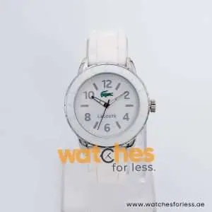 Lacoste Women’s Quartz White Silicone Strap White Dial 40mm Watch 2000689 UAE DUBAI AJMAN SHARJAH ABU DHABI RAS AL KHAIMA UMM UL QUWAIN ALAIN FUJAIRAH