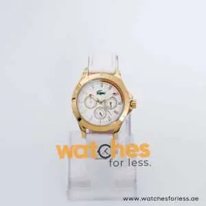 Lacoste Women’s Quartz White Leather Strap White Dial 38mm Watch 2000842 UAE DUBAI AJMAN SHARJAH ABU DHABI RAS AL KHAIMA UMM UL QUWAIN ALAIN FUJAIRAH