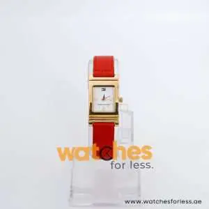 Tommy Hilfiger Women’s Quartz Red Leather Strap White Dial 20mm Watch 17810950 UAE DUBAI AJMAN SHARJAH ABU DHABI RAS AL KHAIMA UMM UL QUWAIN ALAIN FUJAIRAH