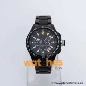 Ferrari Men’s Quartz Black Stainless Steel Black Dial 44mm Watch 0830046 UAE DUBAI AJMAN SHARJAH ABU DHABI RAS AL KHAIMA UMM UL QUWAIN ALAIN FUJAIRAH