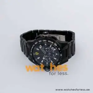 Ferrari Men’s Quartz Black Stainless Steel Black Dial 44mm Watch 0830046 UAE DUBAI AJMAN SHARJAH ABU DHABI RAS AL KHAIMA UMM UL QUWAIN ALAIN FUJAIRAH