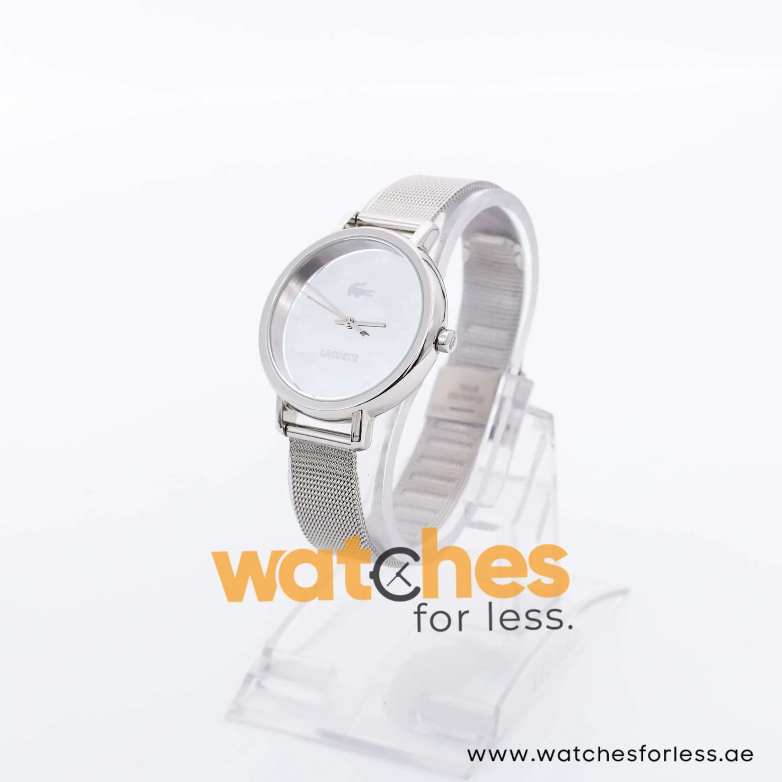 Lacoste Women’s Quartz Silver Stainless Steel Silver Dial 36mm Watch 2000714 UAE DUBAI AJMAN SHARJAH ABU DHABI RAS AL KHAIMA UMM UL QUWAIN ALAIN FUJAIRAH