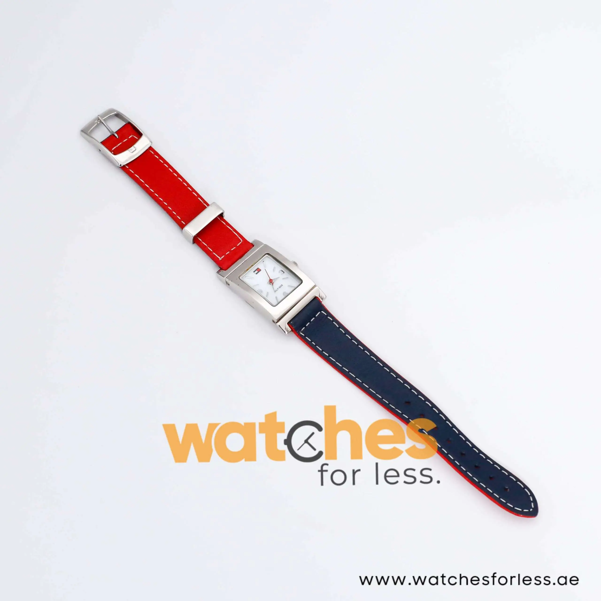 Tommy Hilfiger Women’s Quartz Leather Strap White Dial 20mm Watch 1700161 UAE DUBAI AJMAN SHARJAH ABU DHABI RAS AL KHAIMA UMM UL QUWAIN ALAIN FUJAIRAH