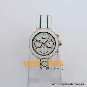 Lacoste Women’s Quartz White & Green Silicone Strap White Dial 40mm Watch 2000844 Lacoste Women’s Quartz White & Green Silicone Strap White Dial 40mm Watch 2000844 DUBAI AJMAN SHARJAH ABU DHABI RAS AL KHAIMA UMM UL QUWAIN ALAIN FUJAIRAH