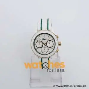 Lacoste Women’s Quartz White & Green Silicone Strap White Dial 40mm Watch 2000844 Lacoste Women’s Quartz White & Green Silicone Strap White Dial 40mm Watch 2000844 DUBAI AJMAN SHARJAH ABU DHABI RAS AL KHAIMA UMM UL QUWAIN ALAIN FUJAIRAH