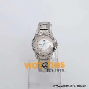 Tommy Hilfiger Women’s Quartz Silver Stainless Steel Mother Of Pearl Dial 34mm Watch 17802396/2 UAE DUBAI AJMAN SHARJAH ABU DHABI RAS AL KHAIMA UMM UL QUWAIN ALAIN FUJAIRAH