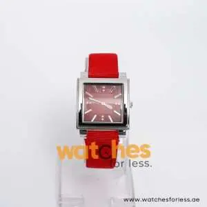 Elle Women’s Quartz Red Nylon Strap Red Dial 32mm Watch 20027S03C/2 UAE DUBAI AJMAN SHARJAH ABU DHABI RAS AL KHAIMA UMM UL QUWAIN ALAIN FUJAIRAH