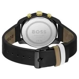 Hugo Boss Men’s Quartz Black Leather Strap Black Dial 44mm Watch 1514003 UAE DUBAI AJMAN SHARJAH ABU DHABI RAS AL KHAIMA UMM UL QUWAIN ALAIN FUJAIRAH